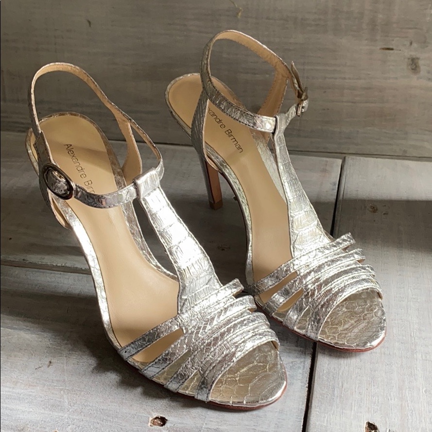 Alexandre Birman Python Heels Sz 8